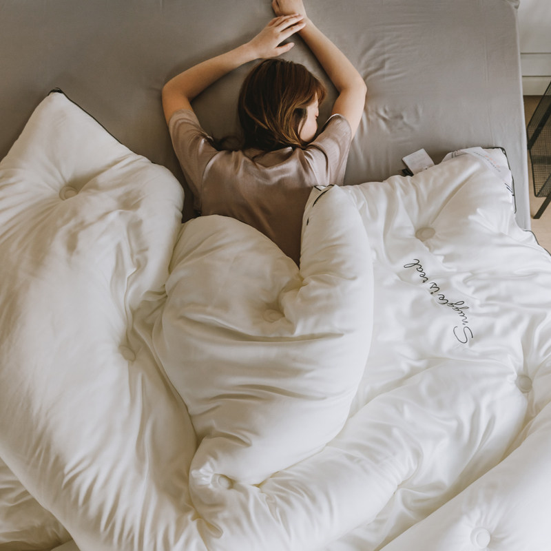 Modal embroidery winter quilt thickened warm spring and autumn cotton quilt core single double air-conditioning quilt four seasons universal quilt