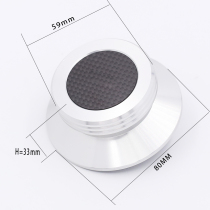 Black Gel Singer LP Press Town Singing Machine Disc Pressure Town Carbon Fiber Black Gum Record Town Aluminum Magnesium Alloy Horizontal Ruler