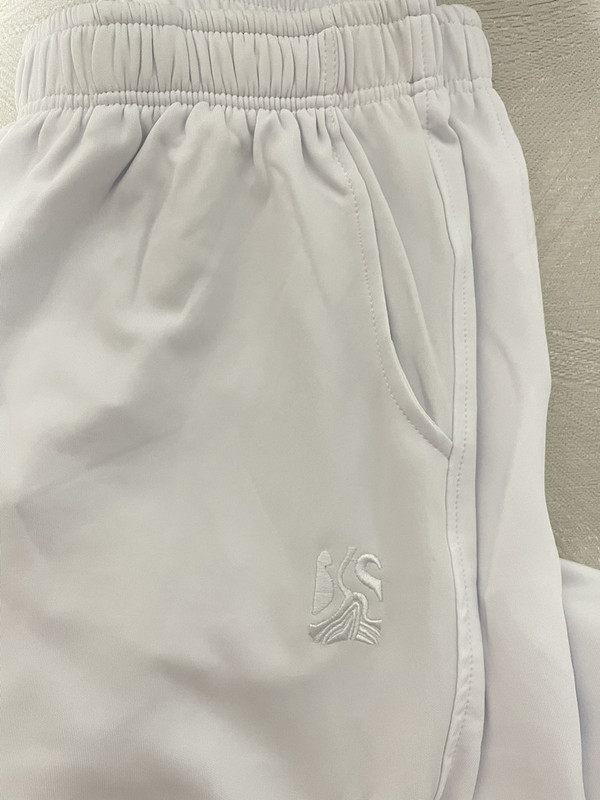 Spring, Summer, Autumn, and Winter Pure White Sports Casual Straight-Leg Pants, Same Style as Beijing 35 Middle School Unisex School Uniform Pants Spring, Summer, Autumn, and Winter Pure White Sports Casual Straight-Leg Pants, Same Style as Beijing 35 Middle School Unisex School Uniform Pants