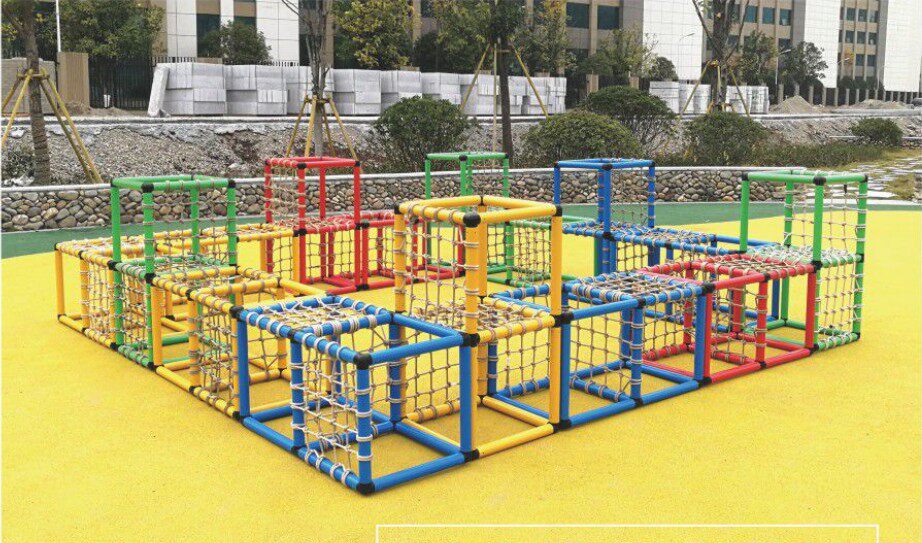 Kindergarten Activity Combined Drill Net Children Multifunction 100 Variable Pipe Climbing Drill Holes Fitness Training Maze Toys