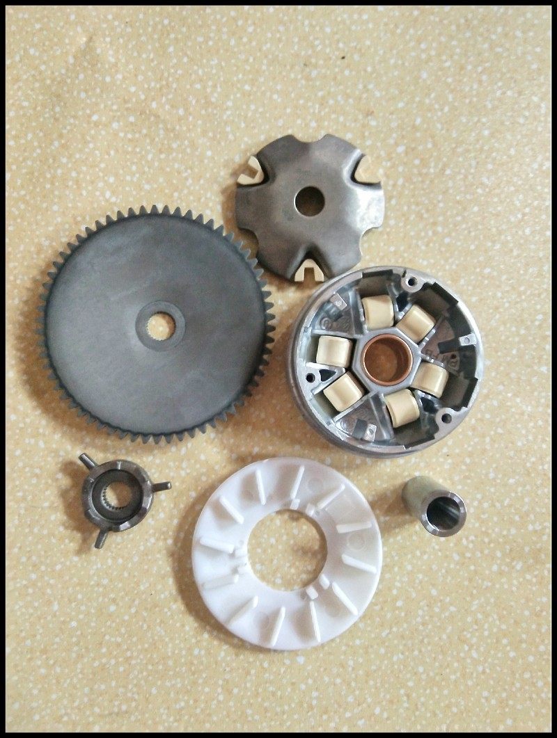 Gwangyang GY6 50DIO lightly riding smart four-stroke 50 engine Pulley disc front moving wheel (Hongzheng HL)