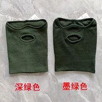 Cold-proof mask wool black green warm outdoor sports trekking thick wind-proof head sleeve neck