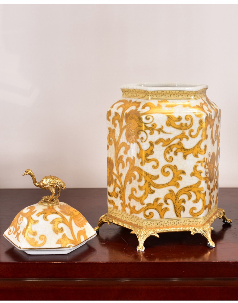 American creative home furnishing articles general ceramic pot, the sitting room porch sample room to receive a housewarming gift to his new house