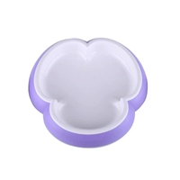 Сиреневая обеденная тарелка