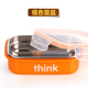 hộp cơm cắm điện Mỹ Thinkbaby chống vảy chống trẻ em bằng thép không gỉ hộp cơm trưa cốc nước thức ăn bổ sung cho bé - Hộp cơm điện sưởi ấm hộp cơm thermos