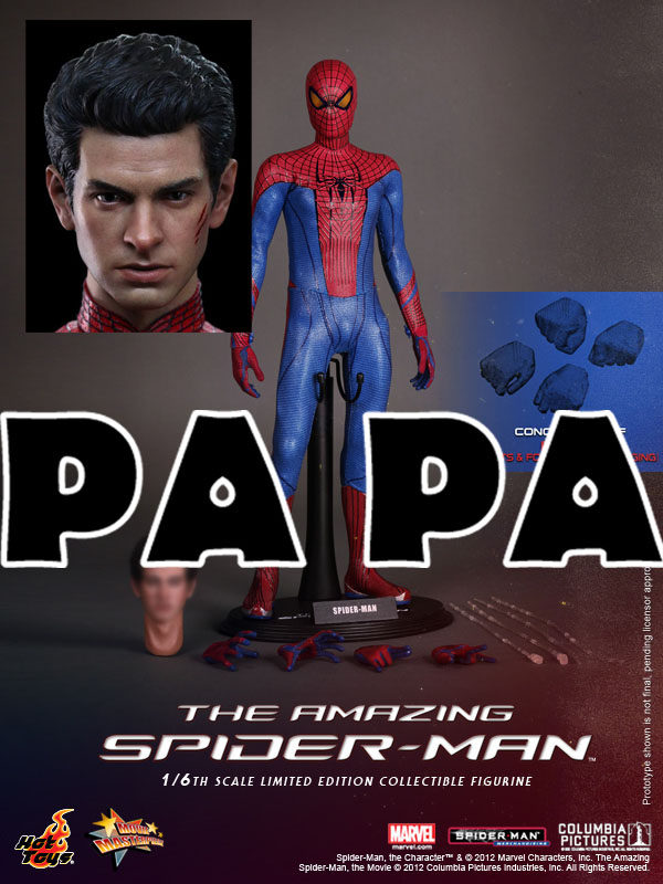 Spot Hottoys HT Superfan Spider-Man 1 0 Magic 1: 6 SpiderMan MMS179