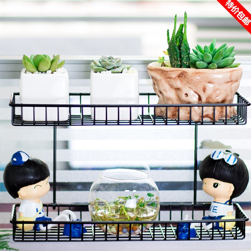 The province space anti-barrier hanging flower-pot hanger suspended on the balcony railings hook multi-meat outdoor