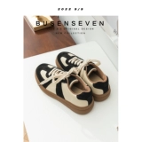 Универсальные кроссовки для отдыха на плоской подошве, весенняя обувь, из натуральной кожи