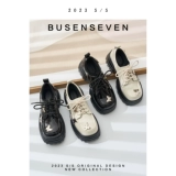 柒步森林 Милые лоферы с бабочкой для кожаной обуви, весенняя обувь на платформе