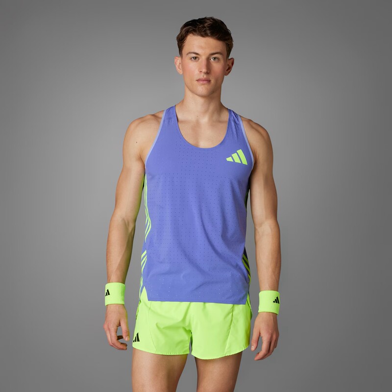Adidas Elite Adizero Promo Elite Marathon Racing Running Sports Men's Vest