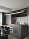 Italian Minimalist Restaurant Chandelier, Post-Modern Minimalist Bar Counter, High-End Personalized Designer Creative Island Strip Lighting