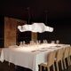 Italian Light Luxury Restaurant Chandelier, Simple Hotel Island Counter, Villa Designer Creative Long Bar Art Lighting Fixtures