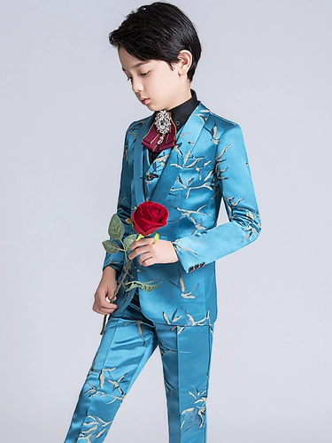 Детский классический костюм, костюм мальчика цветочника, летнее платье для мальчиков, благородный крой, в британском стиле