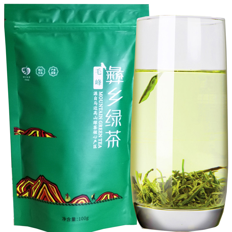Emei Xueya Emei Mountain Maofeng Green Tea 100g Sichuan Mabian Yi Township Green Tea 2022 New Tea