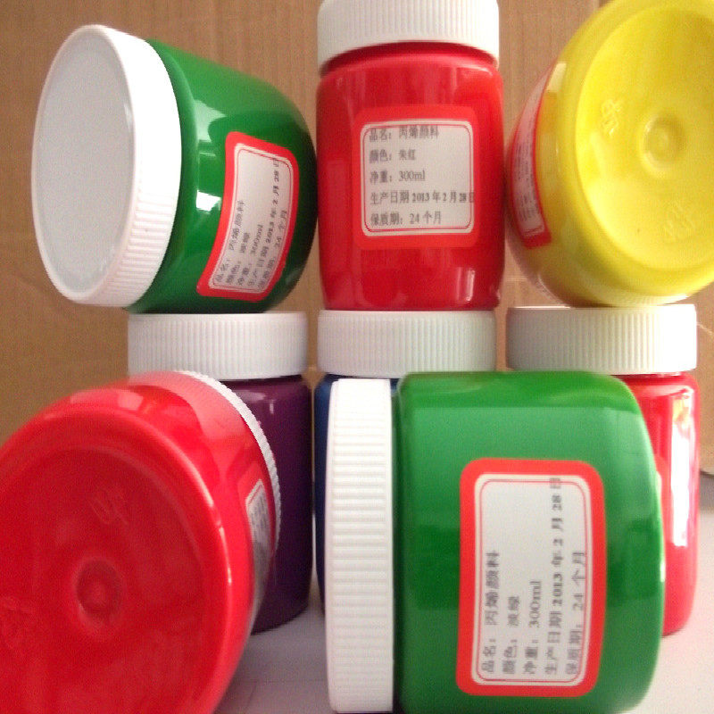 Acrylic pigment pearlescent gold silver 300ml wall painting hand-painted diy graffiti art paint kindergarten project