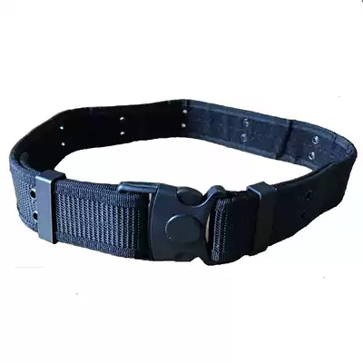 Black New Security Belt adjustable size canvas automatic belt head length 200 jin wearable