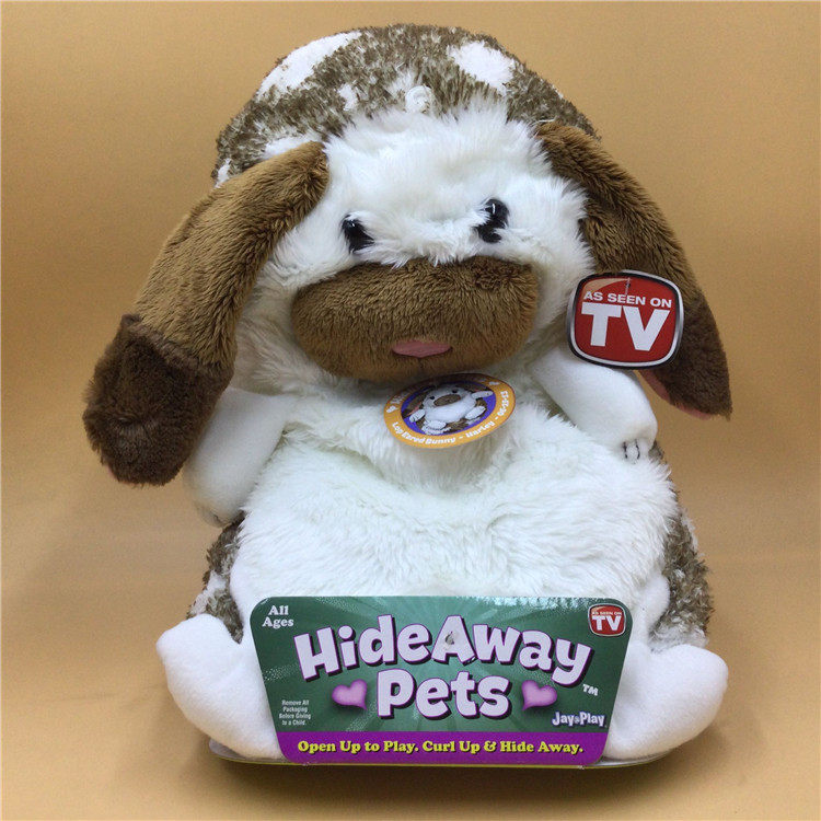 Foreign trade tail single cute plush roll dog plush cloth toy Silly silly dog doll doll Gift Gift