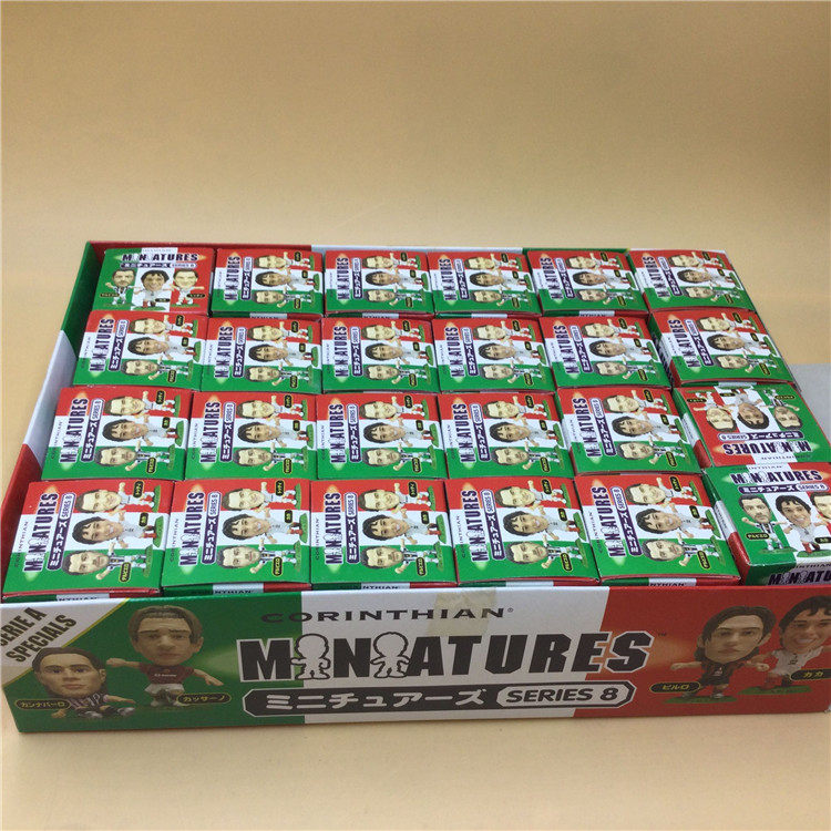 Foreign trade tail single box of 24 boxes blind box football star small decoration doll