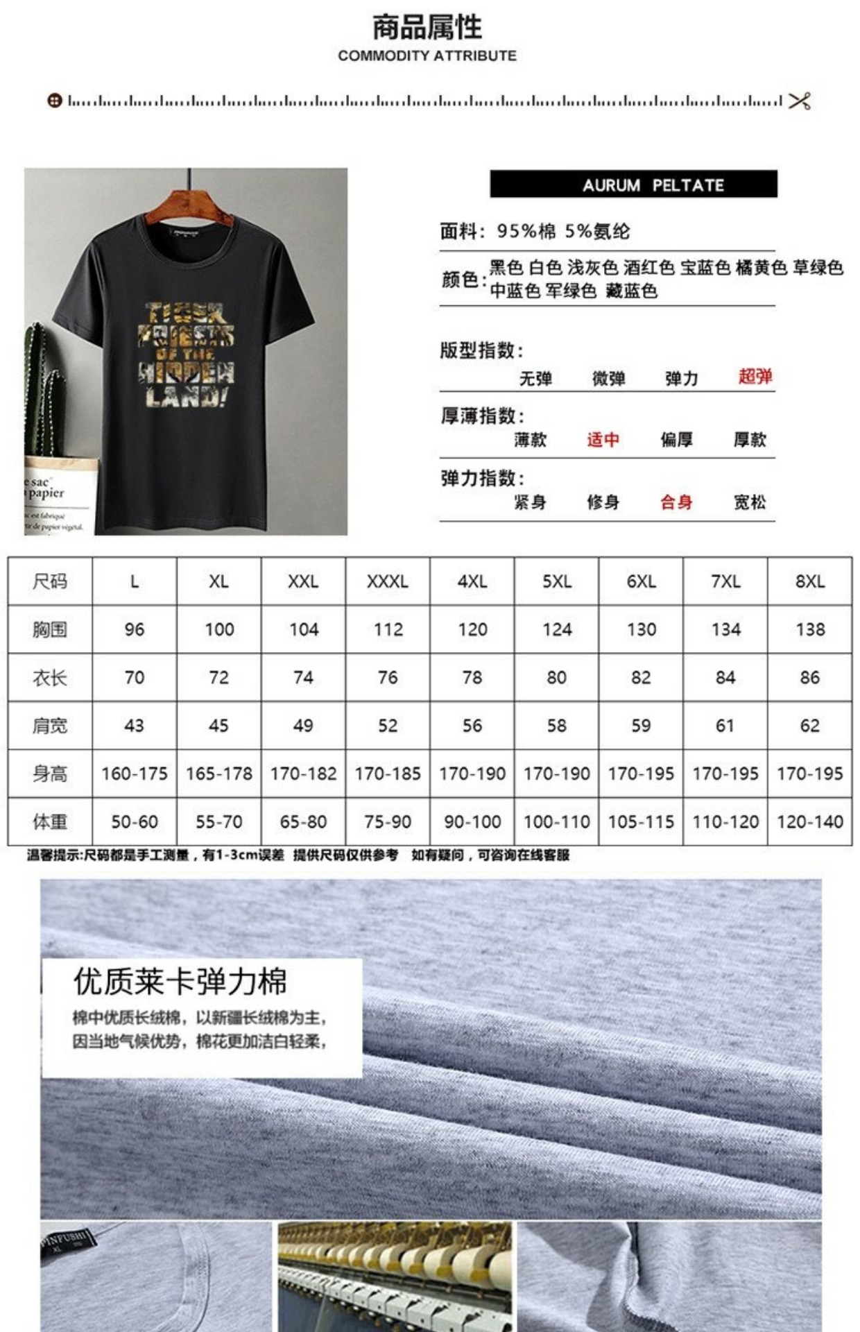 Người đàn ông béo tay ngắn áo thun cotton nửa tay cộng với phân bón XL vòng cổ lỏng lẻo phần thun thun áo phông nam hàng hiệu