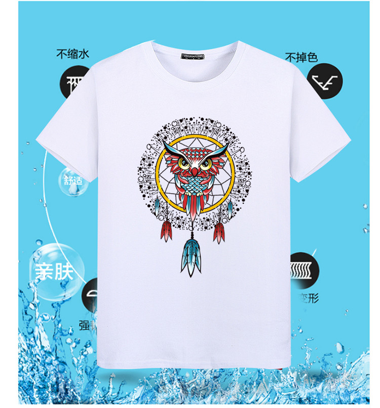 Ngắn tay T-Shirt nam mùa hè lỏng vòng cổ bông cộng với phân bón XL chất béo nửa tay chất béo lớn t-shirt phần mỏng