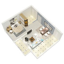 Bologni villa single-family overall decoration whole house custom-made interior decoration modern style custom-made prepayment