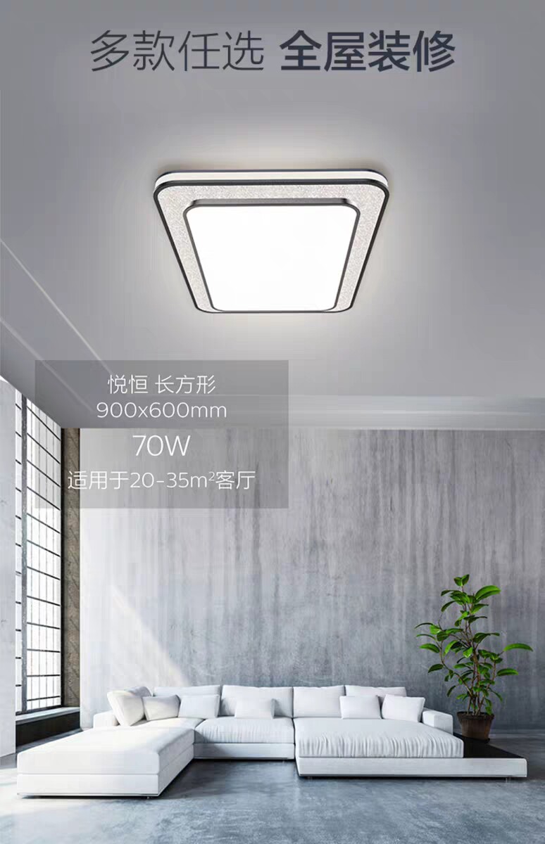 Philips Bathroom Toilet Suction lamp remote control dimming toning 70W (without remote control)