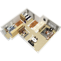 Bologna overall home decoration design decoration all-inclusive interior design renderings modern and simple new house decoration