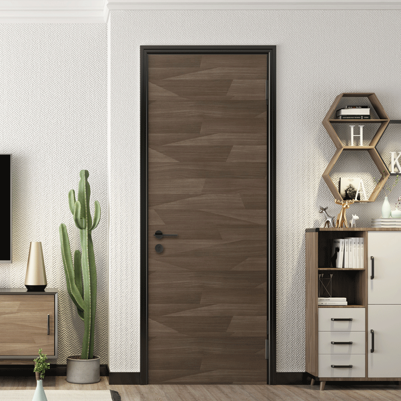 TATA wooden door minimalist indoor door bedroom wooden door solid wood composite lacquered door @001 TCZ
