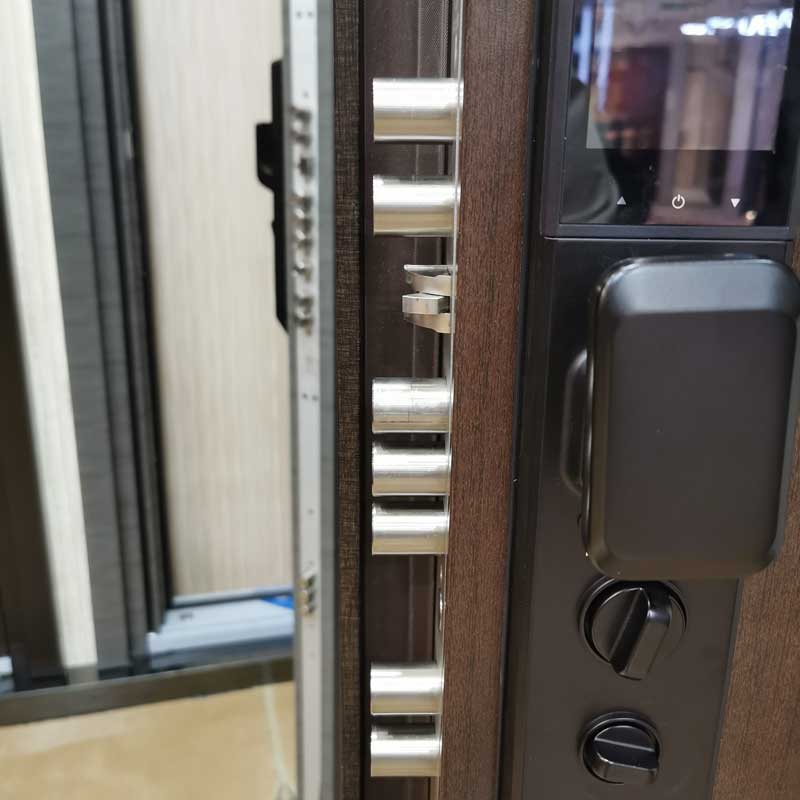 Step-yang security door entry door door window series bachelor door zinc-iron alloy steel plate sealing groove upgrade