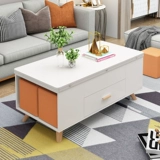 威武 Подъемный журнальный столик можно превратить в складной обеденный стол за считанные секунды, многофункциональный мобильный обеденный стол на колесиках, универсальный и многофункциональный Beifeixia