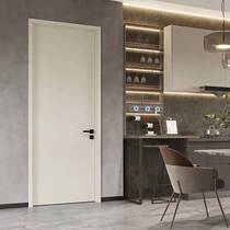 Zhibang wooden door simple style bedroom door custom home interior door soundproof wooden door room door