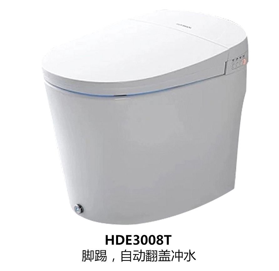 HDE3008T fully automatic induction overlay smart toilet