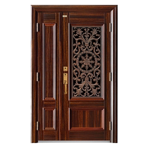 Yadile steel security door with window ZP-Z-Guifu door middle door