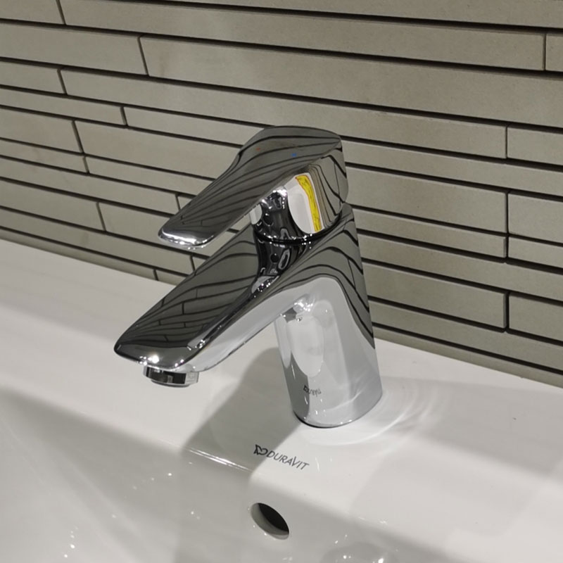 Hansgrohe tap 71111007 full bronze single to double cut washbasin hot and cold tap