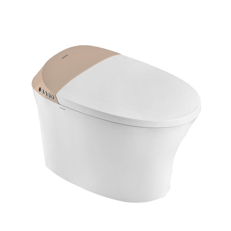 Smart Toilet AKB1197 - A double engine swirling water refuses to block the water without water tank