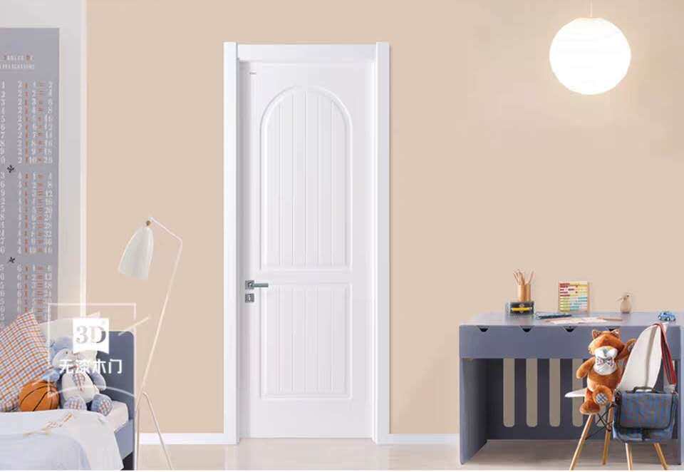 3D wooden door custom bedroom solid wood composite door kitchen door Dressing Room Door Solid Wood Composite Paint Free indoor door D-631