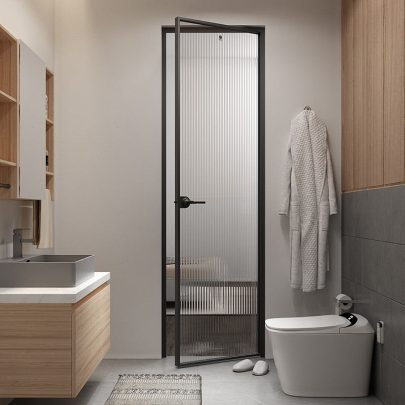 Rose Island Panoramic Door MK1-P711 Aluminum Alloy Makeup Room Door Safety Extreme Simplicity Hide Heaven And Earth