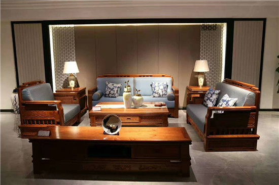 Rubo Mahogany Chuantian Craftsman Brand New Chinese Style Hedgehog Red Sandalwood Elegant Sofa 1 2 3 Six-piece Seiko Waxed