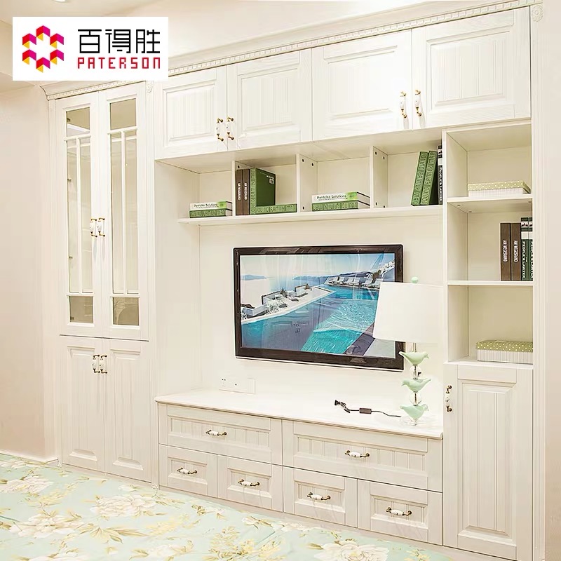 100 to win the European style idylo garden overall clothes cabinet solid wood cloakroom full house custom bedrooms furniture set to open the door