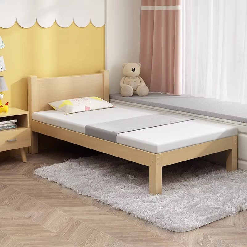 Детская кровать Diyi Impression из массива дерева, детская кровать из бука, сшитая с помощью простыни, кровать для мальчиков и девочек, прикроватная кроватка