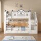 Eisen's All-Solid Wood Bunk Bed for Adults and Children, Suitable for Small Apartments, Multi-Functional