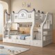 Eisen's All-Solid Wood Bunk Bed for Adults and Children, Suitable for Small Apartments, Multi-Functional