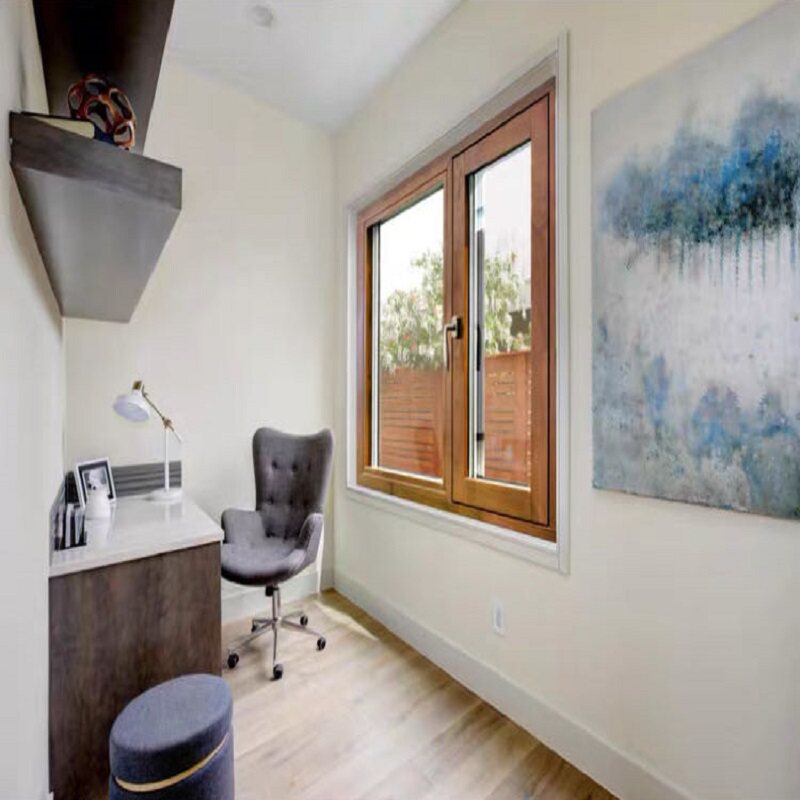 Senying S86 aluminum-clad wood interior window opening