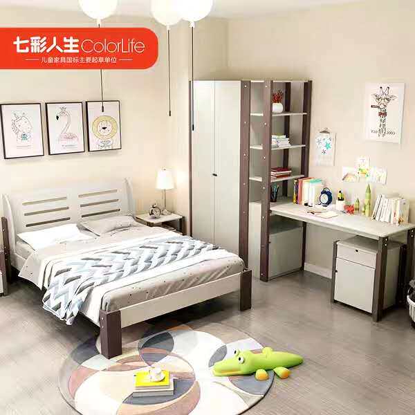 Colorful life children's bed boys girls teenager bedroom furniture