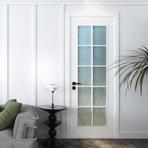 Shengxiang wooden door bathroom door home soundproof door Changhong glass door toilet door kitchen door bathroom door customization