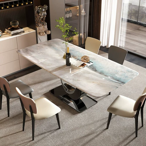 毕斐尔 Прямоугольный натуральный мраморный элитный стульчик для кормления, изысканный стиль