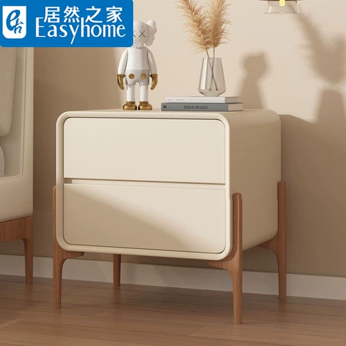 Jinmansheng легкая роскошная прикроватная тумбочка, маленькая, из цельного дерева, простая современная прикроватная тумбочка, Интернет, знаменитости, дом, спальня, небольшой шкаф для хранения вещей