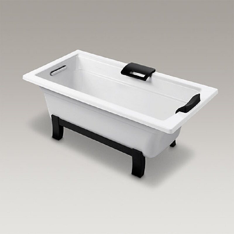 Cole bathroom 1 5M cast iron bathtub K-45594T-GR-0 (online deposit details to the shop understanding)
