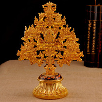 Buddhist supplies Eight auspicious tree ornaments Eight treasure tree dharma utensils Auspicious eight treasure home accessories Nepal craft