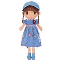 Little girl Budoll cute dresses small number princess humanoid doll pink blue pure busboy childrens toys